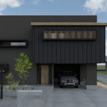 ガレージのデザイン｜見所①｜岡山・倉敷のおしゃれな注文住宅を手がける工務店によるデザイナーズ住宅｜岡山・倉敷でおしゃれな注文住宅を手がける工務店【意匠堂】