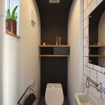 工務店、オシャレ住宅、デザイン建築、注文住宅、岡山工務店、意匠堂、新築、店舗設計、完成見学会、工務店、デザイナーズ住宅、岡山一級建築士事務所 トイレ/洗面のデザイン|年間11棟限定。岡山・倉敷で工務店が“作品”として叶えるおしゃれな注文住宅|岡山・倉敷でおしゃれな注文住宅を手がける工務店【意匠堂】