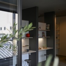 新築注文住宅竣工写真おしゃれな造作デスク