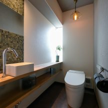 トイレ/洗面のデザイン|トイレ洗面(水回り)施工事例|年間11棟限定。岡山・倉敷で工務店が“作品”として叶えるおしゃれな注文住宅|岡山・倉敷でおしゃれな注文住宅を手がける工務店【意匠堂】