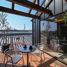 中庭・ウッドデッキ(中庭のある家)施工事例