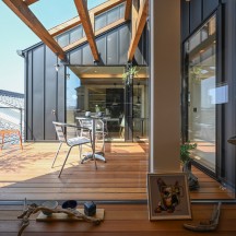 中庭・ウッドデッキ(中庭のある家)施工事例