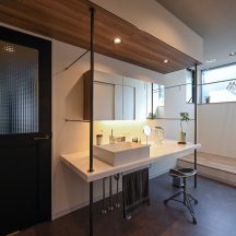 トイレ/洗面のデザイン|トイレ洗面(水回り・洗濯室)施工事例|年間11棟限定。岡山・倉敷で工務店が“作品”として叶えるおしゃれな注文住宅|岡山・倉敷でおしゃれな注文住宅を手がける工務店【意匠堂】