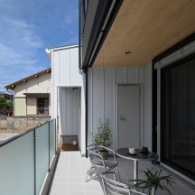 中庭・ウッドデッキ(中庭のある家)施工事例