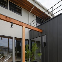 中庭・ウッドデッキ(中庭のある家)施工事例