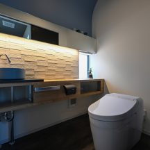 トイレ/洗面のデザイン|トイレ洗面(水回り)施工事例|年間11棟限定。岡山・倉敷で工務店が“作品”として叶えるおしゃれな注文住宅|岡山・倉敷でおしゃれな注文住宅を手がける工務店【意匠堂】