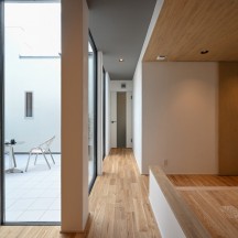 中庭・ウッドデッキ(中庭のある家)施工事例