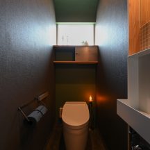 トイレ/洗面のデザイン|トイレ洗面(水回り)施工事例|年間11棟限定。岡山・倉敷で工務店が“作品”として叶えるおしゃれな注文住宅|岡山・倉敷でおしゃれな注文住宅を手がける工務店【意匠堂】