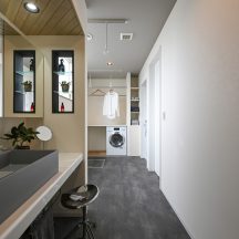 トイレ/洗面のデザイン|トイレ洗面(水回り・洗濯室)施工事例|年間11棟限定。岡山・倉敷で工務店が“作品”として叶えるおしゃれな注文住宅|岡山・倉敷でおしゃれな注文住宅を手がける工務店【意匠堂】