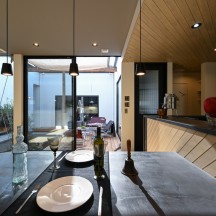 中庭・ウッドデッキ(中庭のある家)施工事例