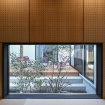 中庭・ウッドデッキ(中庭のある家)施工事例