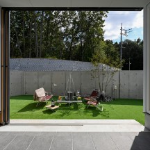 中庭・ウッドデッキ(中庭のある家)施工事例