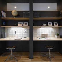 趣味部屋のデザイン|工務店,注文住宅,家づくり,建築家,新築,住宅展示場,設計事務所,岡山,倉敷,総社,中庭のある家,デザイナーズ住宅,インナーガレージ,コートハウス,高気密,高断熱,高性能住宅,耐震住宅,おしゃれ住宅,店舗併用住宅,竣工写真,施工事例|年間11棟限定。岡山・倉敷で工務店が“作品”として叶えるおしゃれな注文住宅|岡山・倉敷でおしゃれな注文住宅を手がける工務店【意匠堂】