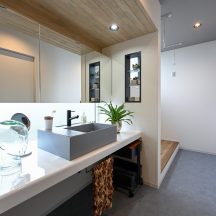 トイレ/洗面のデザイン|トイレ洗面(水回り)施工事例|年間11棟限定。岡山・倉敷で工務店が“作品”として叶えるおしゃれな注文住宅|岡山・倉敷でおしゃれな注文住宅を手がける工務店【意匠堂】