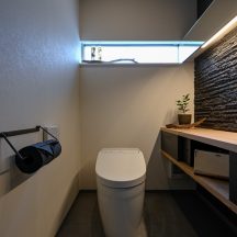 トイレ/洗面のデザイン|トイレ洗面(水回り)施工事例|年間11棟限定。岡山・倉敷で工務店が“作品”として叶えるおしゃれな注文住宅|岡山・倉敷でおしゃれな注文住宅を手がける工務店【意匠堂】