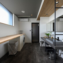 トイレ／洗面のデザイン｜トイレ洗面（水回り・洗濯室）施工事例｜年間11棟限定。岡山・倉敷で工務店が“作品”として叶えるおしゃれな注文住宅｜岡山・倉敷でおしゃれな注文住宅を手がける工務店【意匠堂】