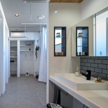 トイレ/洗面のデザイン|トイレ洗面(水回り)施工事例|年間11棟限定。岡山・倉敷で工務店が“作品”として叶えるおしゃれな注文住宅|岡山・倉敷でおしゃれな注文住宅を手がける工務店【意匠堂】