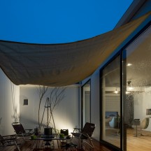 中庭・ウッドデッキ(中庭のある家)施工事例