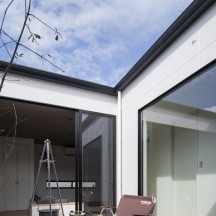 内と外をつなぐコートハウス|光庭が生み出す回遊動線の家|岡山・倉敷で建てるおしゃれな注文住宅【意匠堂】