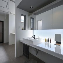 トイレ/洗面のデザイン|岡山の工務店株式会社意匠堂のおしゃれ新築注文住宅竣工写真|年間11棟限定。岡山・倉敷で工務店が“作品”として叶えるおしゃれな注文住宅|岡山・倉敷でおしゃれな注文住宅を手がける工務店【意匠堂】
