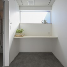 新築注文住宅竣工写真室内物干しスペース