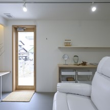 新築注文住宅竣工写真おしゃれなサロン内装